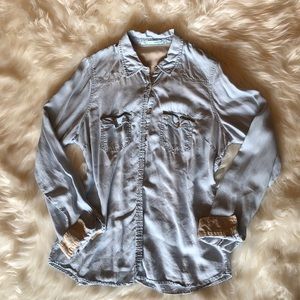 Maurice’s denim button up